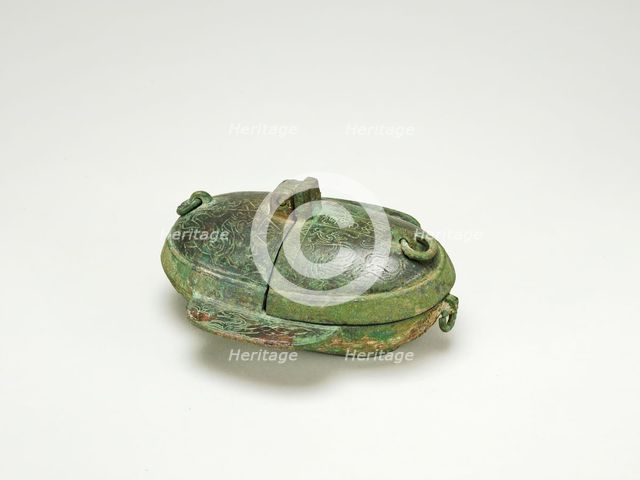 Folding Oil Lamp (Deng), Han dynasty (206 B.C.-A.D. 220). Creator: Unknown.