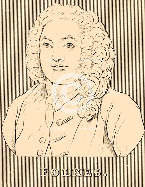 'Folkes', (1690-1754), 1830. Creator: Unknown.