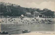 Folkestone. The Beach and Lifts late 19th-early 20th century
