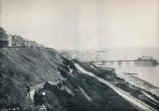 Folkestone - View Showing the Lees and the Pier 1895