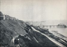 Folkestone - View Showing the Lees and the Pier 1895