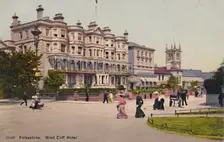 Folkestone. West Cliff Hotel late 19th-early 20th century