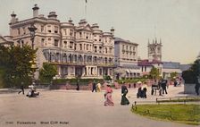 Folkestone. West Cliff Hotel late 19th-early 20th century
