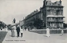 Folkestone. Harvey Statue late 19th-early 20th century