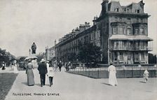 Folkestone. Harvey Statue late 19th-early 20th century
