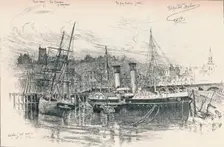 Folkestone Harbour, 1896, (1898). Artist: Edward William Charlton