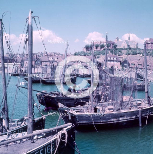 Folkestone harbour, Kent, c1955. Creator: Arthur Charles Kirby Ware.