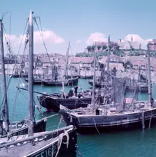 Folkestone harbour, Kent, c1955. Creator: Arthur Charles Kirby Ware
