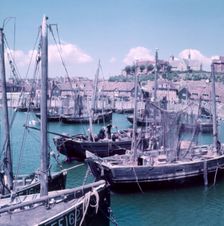 Folkestone harbour, Kent, c1955. Creator: Arthur Charles Kirby Ware