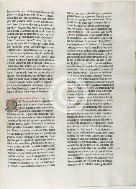Folio Fifteen from Burchard of Sion's De locis ac mirabilibus mundi, or an Illuminated ..., c. 1460. Creator: Burchard of Mount Sion.