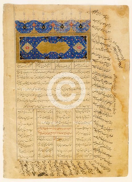 Folio From a Manuscript, 16th century. Creator: Unknown.