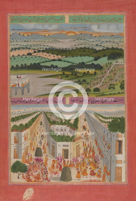 Folio from a manuscript of the Raga Darshan of Anup, dated A.H. 1214/ A.D. 1799-1800. Creator: Unknown.
