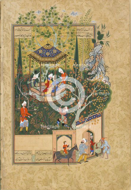 Folio from Haft Awrang (Seven Thrones) by Jami, 1550s. Artist: Iranian master  