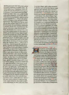 Folio Nine from Burchard of Sion's De locis ac mirabilibus mundi, or an Illuminated Geo..., c. 1460. Creator: Burchard of Mount Sion