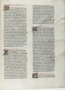 Folio Nineteen from Burchard of Sion's De locis ac mirabilibus mundi, or an Illuminated..., c. 1460. Creator: Burchard of Mount Sion