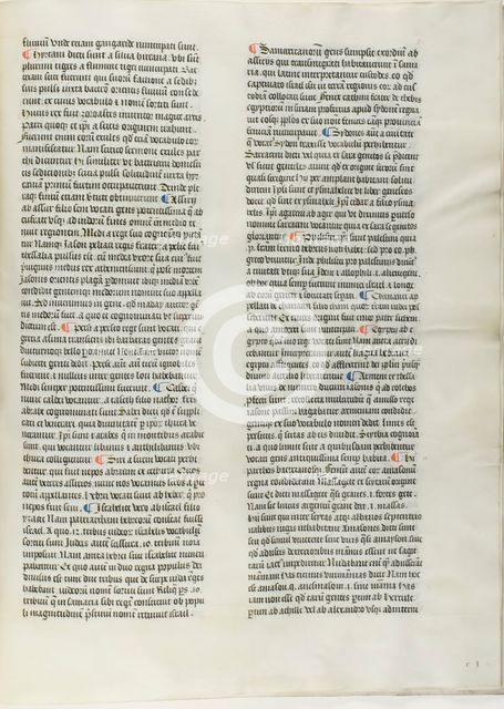 Folio Seventeen from Burchard of Sion's De locis ac mirabilibus mundi, or an Illuminate..., c. 1460. Creator: Burchard of Mount Sion.