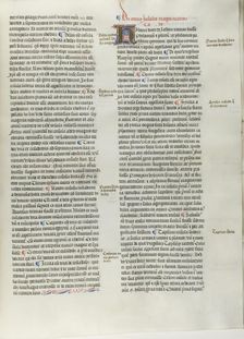 Folio Six from Burchard of Sion's De locis ac mirabilibus mundi, or an Illuminated Geog..., c. 1460. Creator: Burchard of Mount Sion