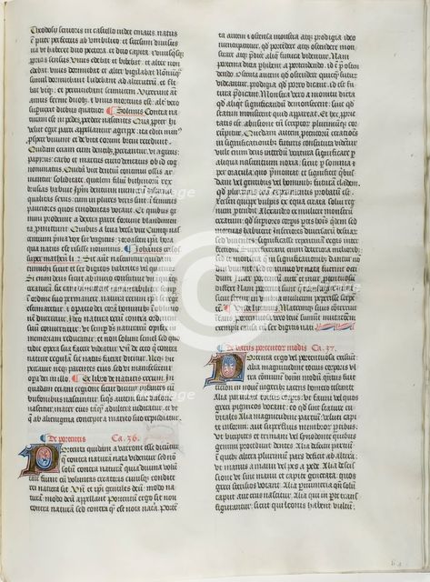 Folio Twelve from Burchard of Sion's De locis ac mirabilibus mundi, or an Illuminated G..., c. 1460. Creator: Burchard of Mount Sion.