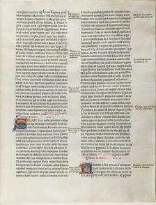 Folio Two from Burchard of Sion's De locis ac mirabilibus mundi, or an Illuminated Geog..., c. 1460. Creator: Burchard of Mount Sion