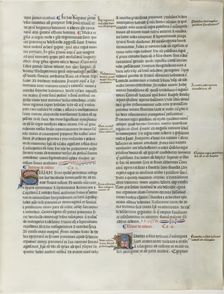 Folio Two from Burchard of Sion's De locis ac mirabilibus mundi, or an Illuminated Geog..., c. 1460. Creator: Burchard of Mount Sion