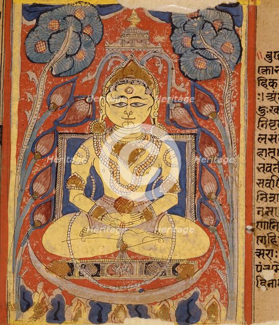 Folios from a Kalpasutra (Book of Sacred Precepts) (image 2 of 2), c1425. Creator: Unknown.