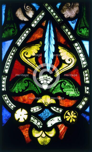 Foliate Border Section, French, ca. 1140-44. Creator: Unknown.