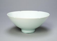 Foliate Bowl with Peony Scrolls, Song dynasty (960-1279), 12th/13th century. Creator: Unknown