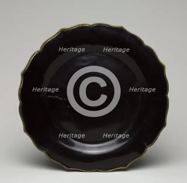 Foliate Dish, 1200s-1300s. Creator: Unknown.