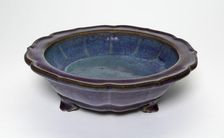 Foliate Dish with Three Feet, Song dynasty (960-1279). Creator: Unknown