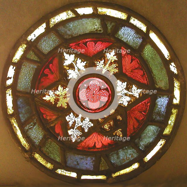 Foliate Medallion, French, ca. 1320. Creator: Unknown.