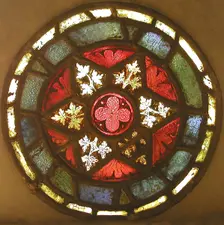 Foliate Medallion, French, ca. 1320. Creator: Unknown