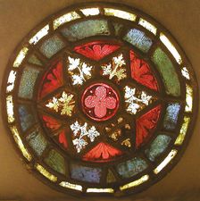 Foliate Medallion, French, ca. 1320. Creator: Unknown