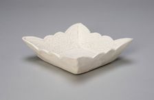 Foliate Square Dish, Liao dynasty (907-1124), late 10th century. Creator: Unknown