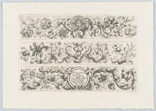 Foliage and flowers (Feuillages et Fleurs), 1719. Creators: Anders Bleckert von Nieroth, Carl Ludvig von Drenteln