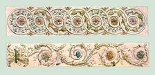 Foliage border designs, France, (1928). Creator: Unknown