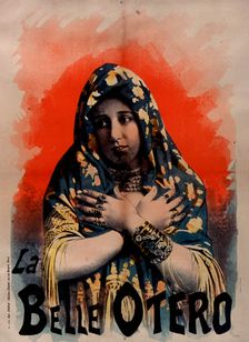 Folies-Bergère. La Belle Otéro, 1894. Creator: Anonymous