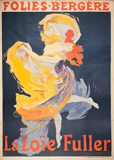 Folies-Bergere La Loïe Fuller, c1893. Creator: Jules Cheret