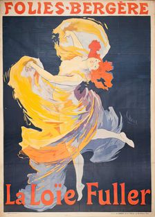 Folies-Bergere La Loïe Fuller, c1893. Creator: Jules Cheret