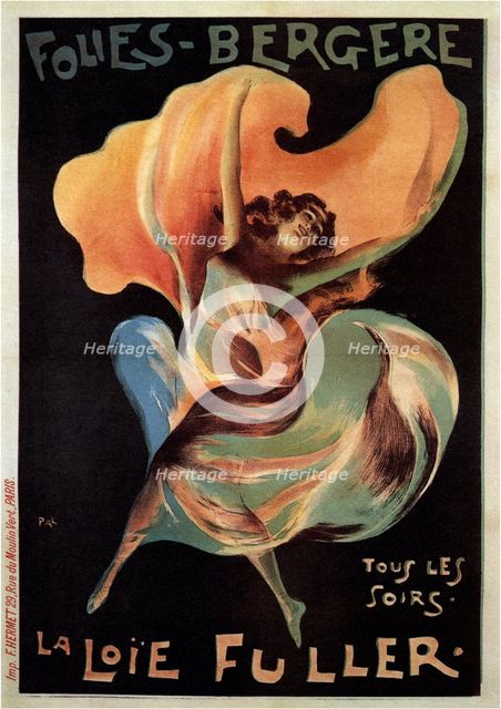 Folies Bergères, 1897. Artist: Paléologue (Paleologu), Jean de (1855-1942)