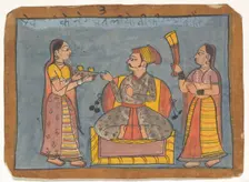Folk Painting, 1725. Creator: Unknown