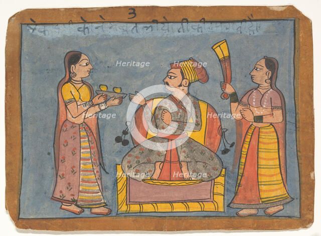 Folk Painting, 1725. Creator: Unknown.