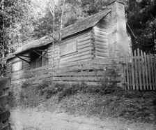 Folk singer's house, Appalachia, USA, c1917. Artist: Cecil Sharp