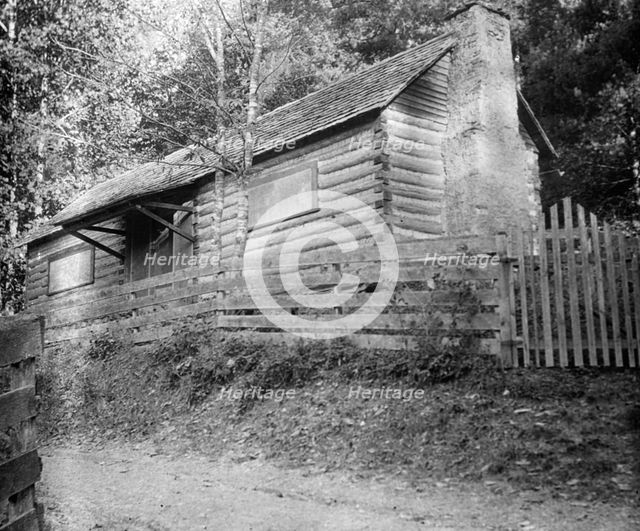 Folk singer's house, Appalachia, USA, c1917. Artist: Cecil Sharp