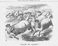 "Follow My Leader!", 1884. Creator: Joseph Swain