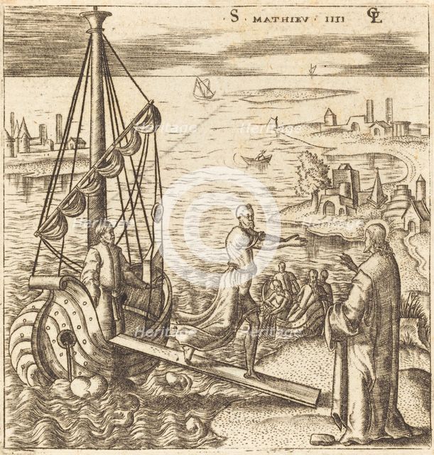 Follow Me and I will Make You Fishers of Men, probably c. 1576/1580. Creator: Leonard Gaultier.