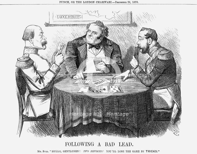 'Following a Bad Lead', 1870. Creator: Joseph Swain.
