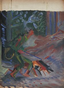 Following Footsteps, 1940-1944. Creator: Arnold Peter Weisz-Kubincan