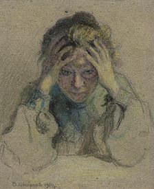 Following the Husband to Hard Labor. Irkutsk, 1904. Creator: Boris Vasilievich Smirnov