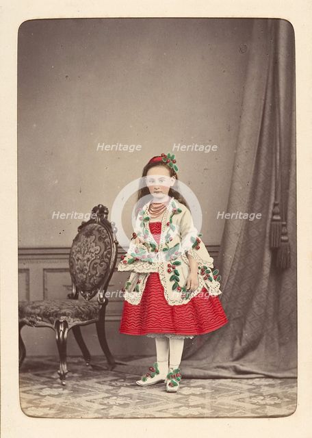 Follett Family Album of Children Costumed for a Fancy Dress Ball, ca. 1880. Creator: Owen Angel.