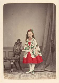 Follett Family Album of Children Costumed for a Fancy Dress Ball, ca. 1880. Creator: Owen Angel